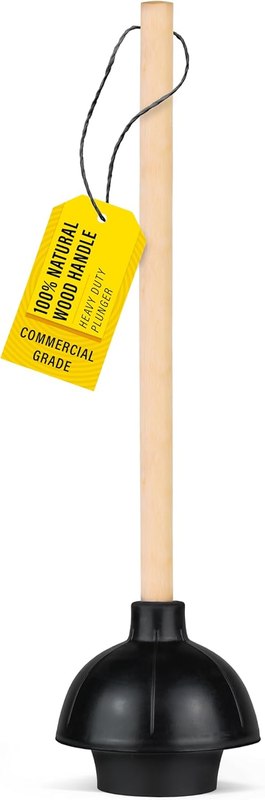 SteadMax Heavy Duty Toilet Plunger