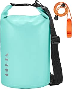 HEETA mint waterproof dry bag with emergency whistle