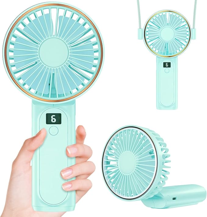 Mint portable handheld rechargeable mini fan