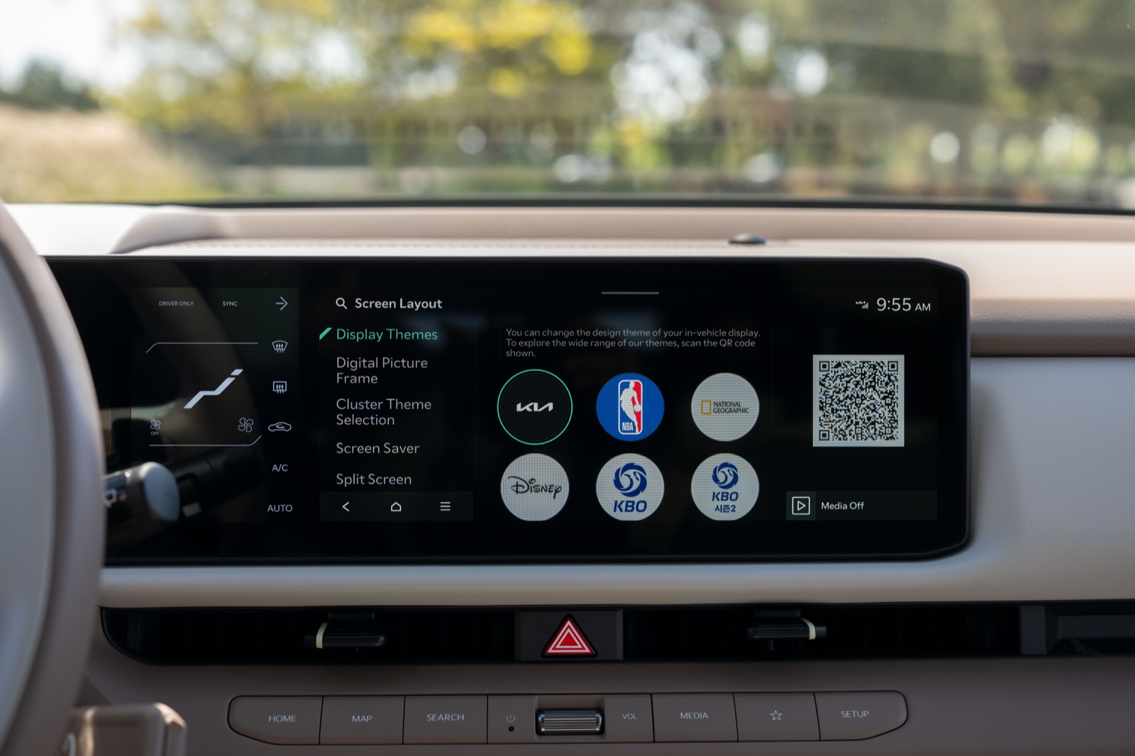 2027 Kia Seltos infotainment touchscreen, official Kia press photography.