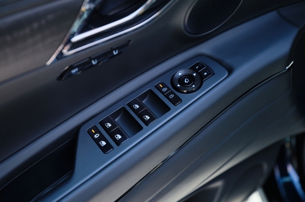 Genesis GV80 badge detail.