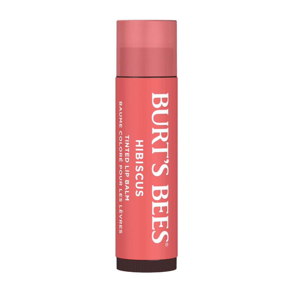 Burt's Bees 100% Natural Tinted Lip Balm, Hibiscus