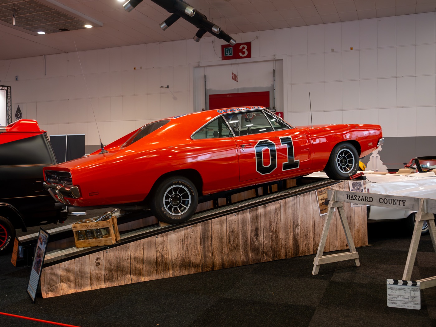 A Dodge Charger General Lee tribute car, real photograph.