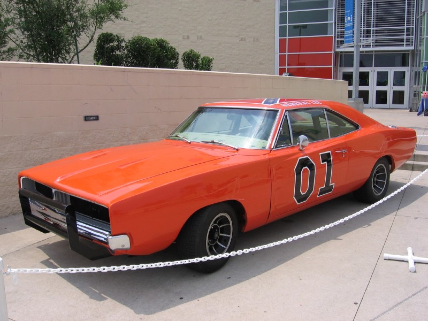 A General Lee Dodge Charger, real photograph.