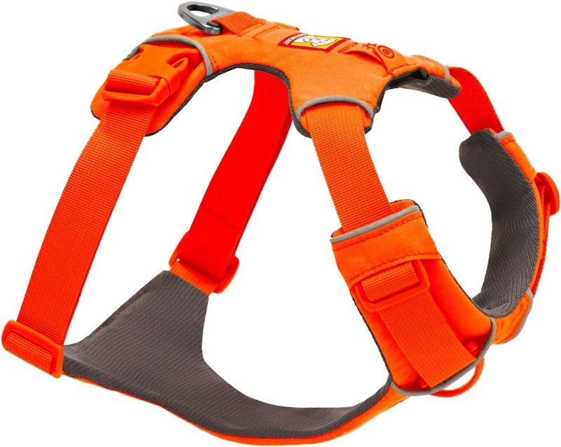 Ruffwear, Front Range Dog Harness, Reflective Soft Padded Everyday Harness with Dual Leash