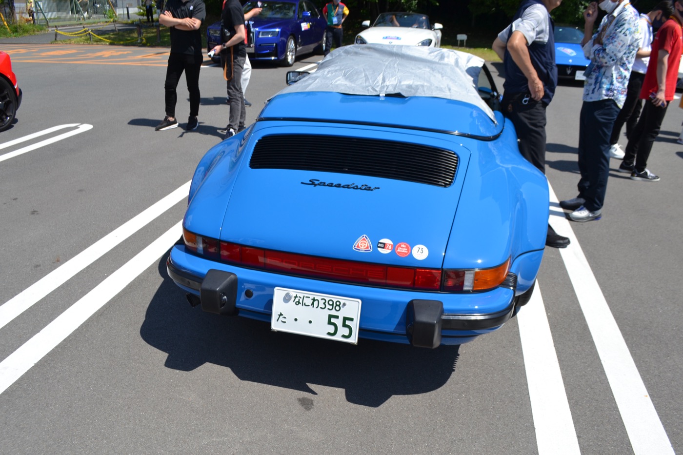 Porsche 911 Carrera 3.2 Speedster, 1989, real photograph, Wikimedia Commons.