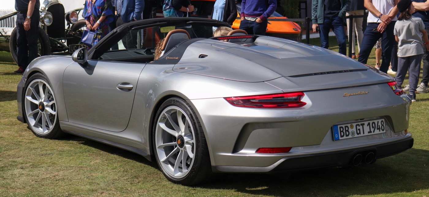 Porsche 991 Speedster, real photograph, Wikimedia Commons, shot 5.