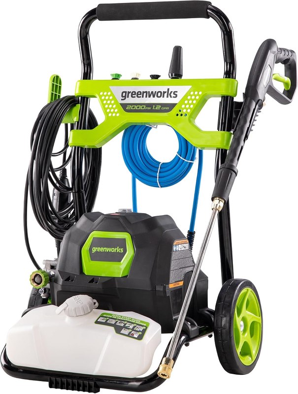 Greenworks 2000 PSI (1.2 GPM) Electric Pressure Washer