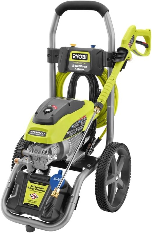 RYOBI 2500 PSI 1.2 GPM High Performance Cold Water Electric Pressure Washer