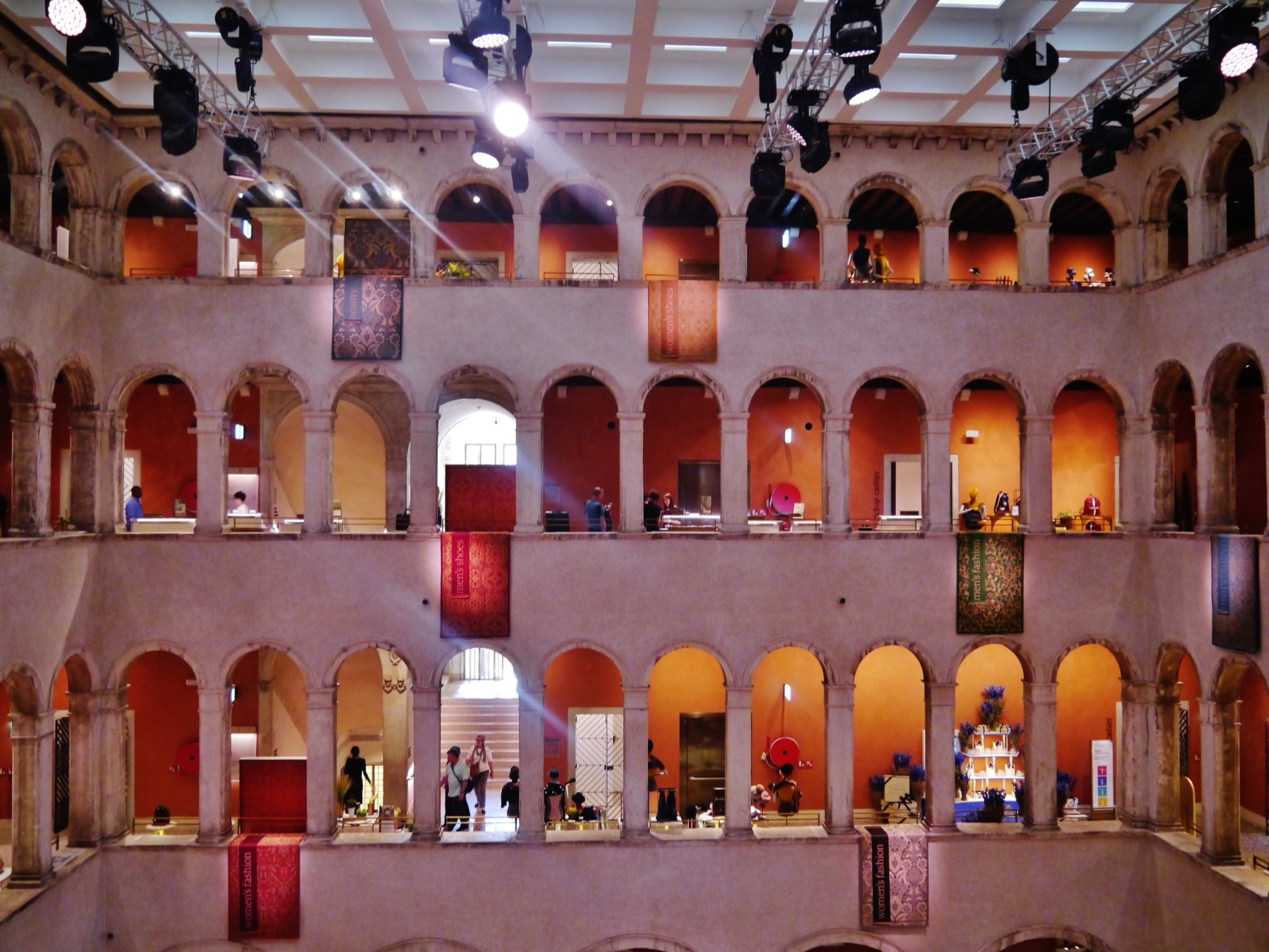 Interior of a Bottega Veneta boutique — the quiet-luxury retail environment.