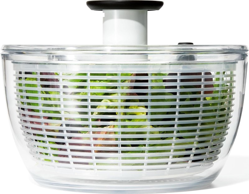 OXO Good Grips 6.22 Qt Salad Spinner, Vegetable Washer with Bowl & Strainer