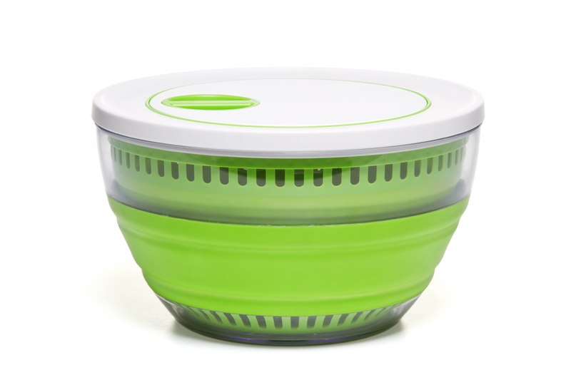PrepWorks 4 Qt Collapsible Salad Spinner for Quick Salad Washing and Drying