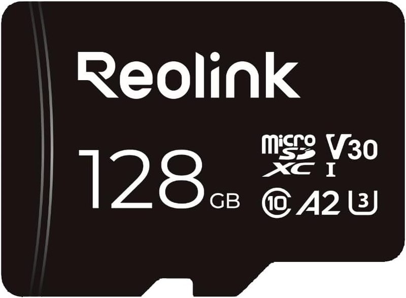 REOLINK 128GB microSDXC UHS-I Memory Card, U3, A2, V30, Class 10 | Micro SD Card Compatible with Reolink Security Camera