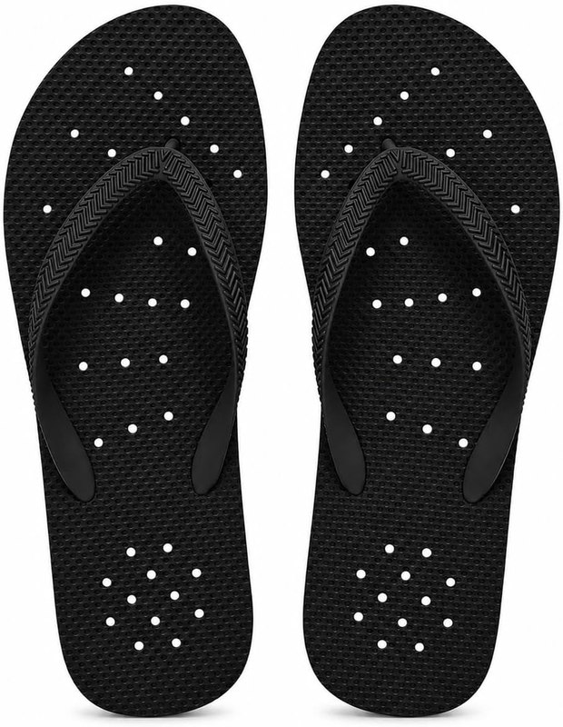Shower Shoes Women Non-Slip Quick Dry Flip Flop Sandals | Comfortable Arch Support for Public Shower Bathroom Pool Beach Quick Dry with Drain Holes