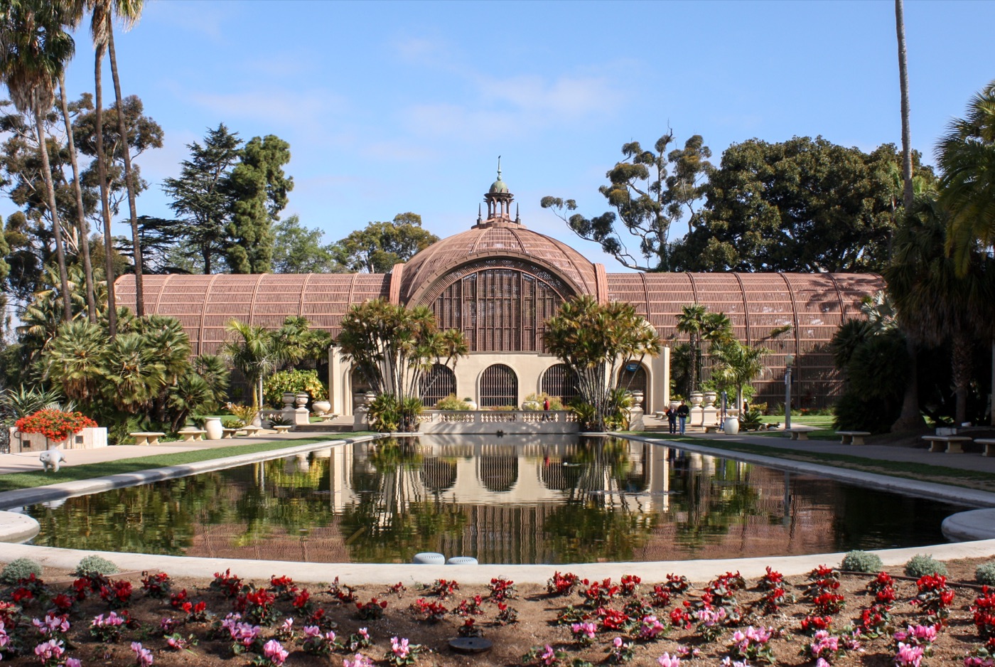 The Botanical Building in Balboa Park, San Diego, real photograph.