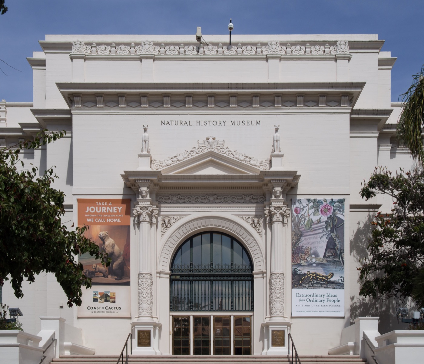 The San Diego Natural History Museum exterior, Balboa Park, real photograph.