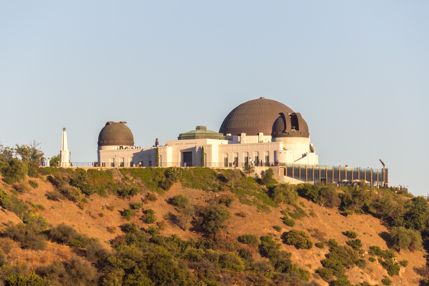 Griffith Observatory, real photograph.