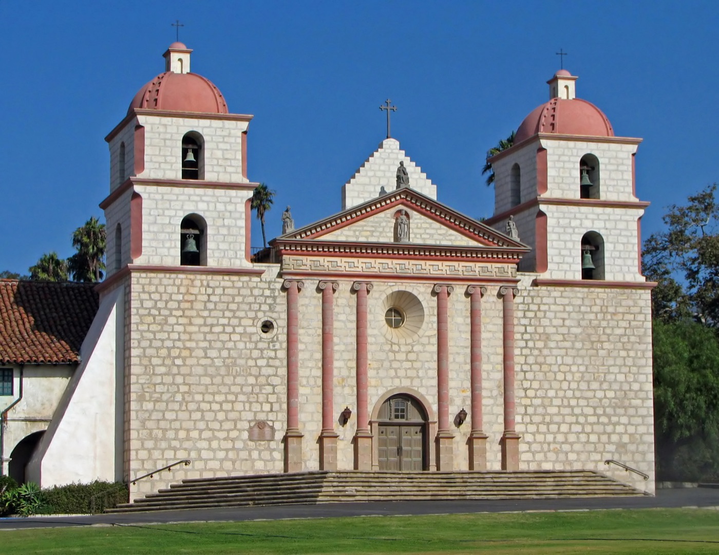Mission Santa Barbara, real photograph.
