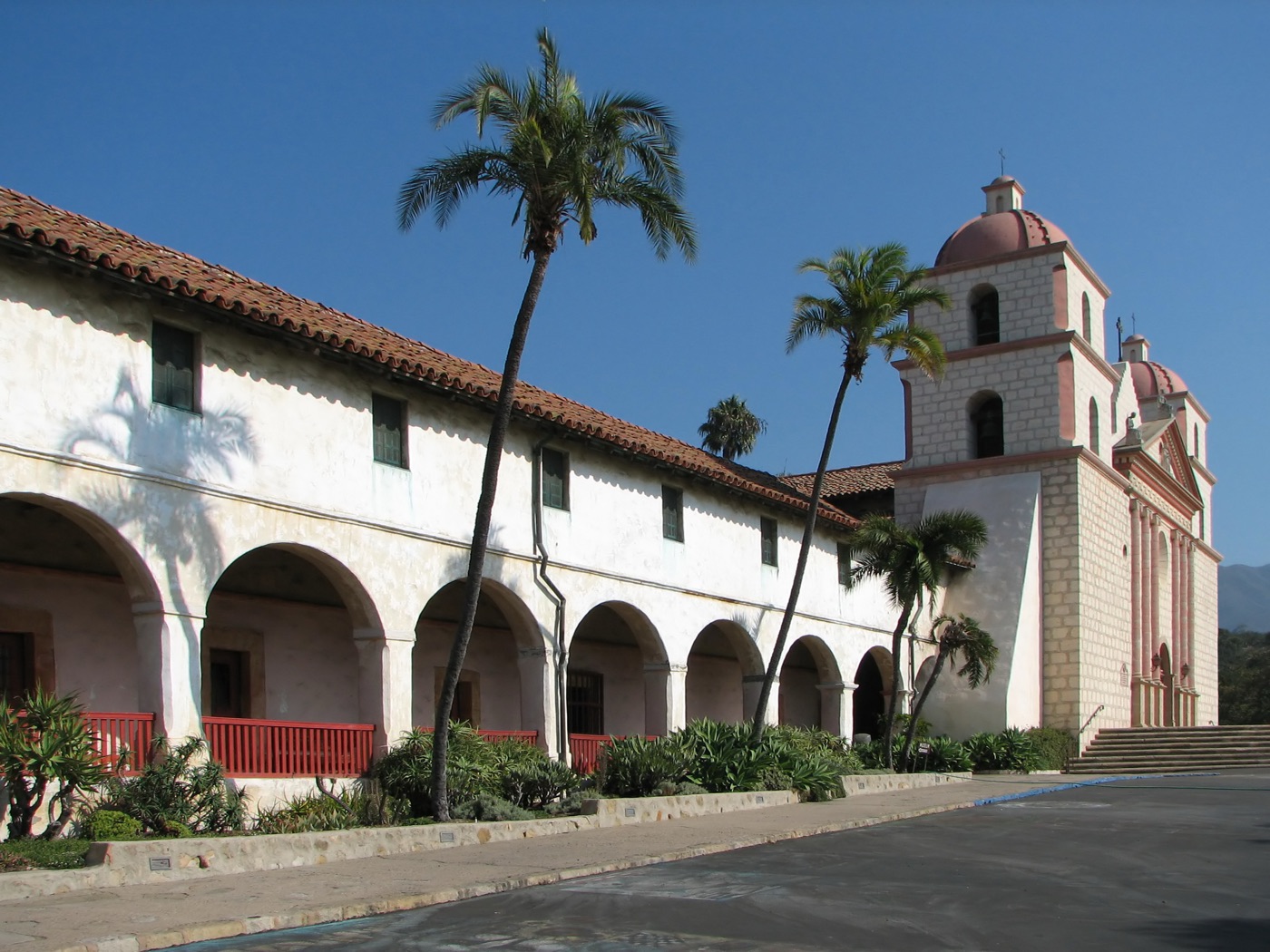 Mission Santa Barbara, real photograph.