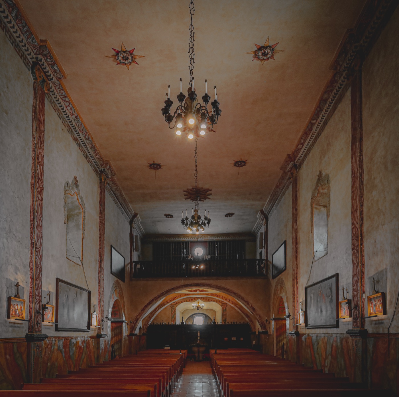 Mission Santa Barbara, real photograph.