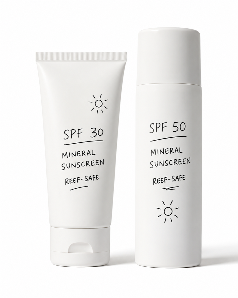 Reef-safe mineral sunscreen