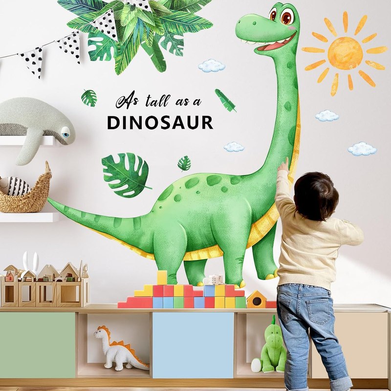Large Dinosaur Wall Decals for Boys Bedroom and Nursery sunoyar | Peel & Stick, Removable, DIY