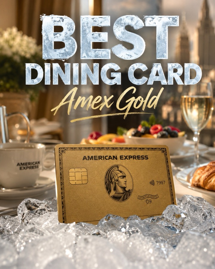 Best dining card — Amex Gold