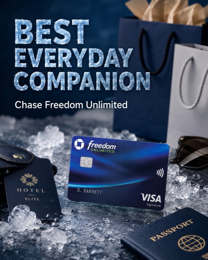 Best everyday companion — Chase Freedom Unlimited
