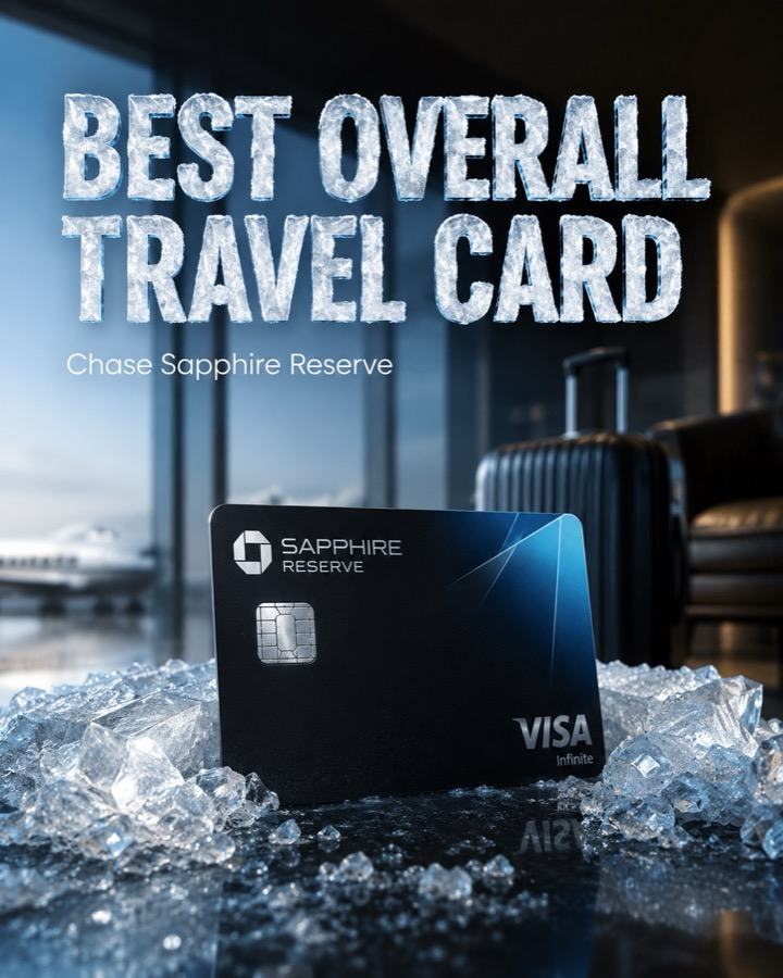 Best overall travel card — Chase Sapphire Reserve