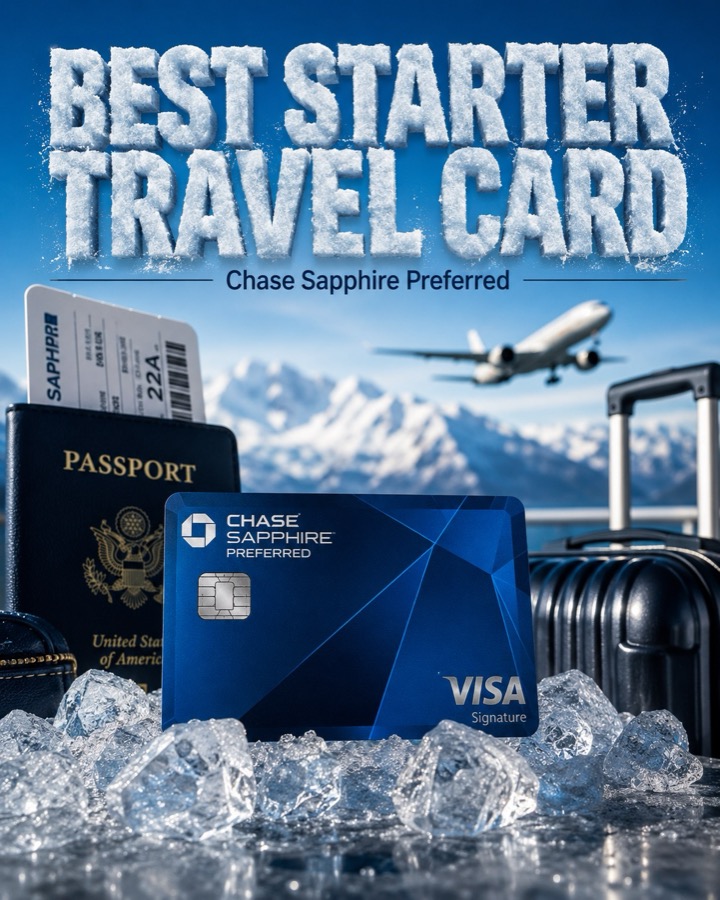 Best starter travel card — Chase Sapphire Preferred