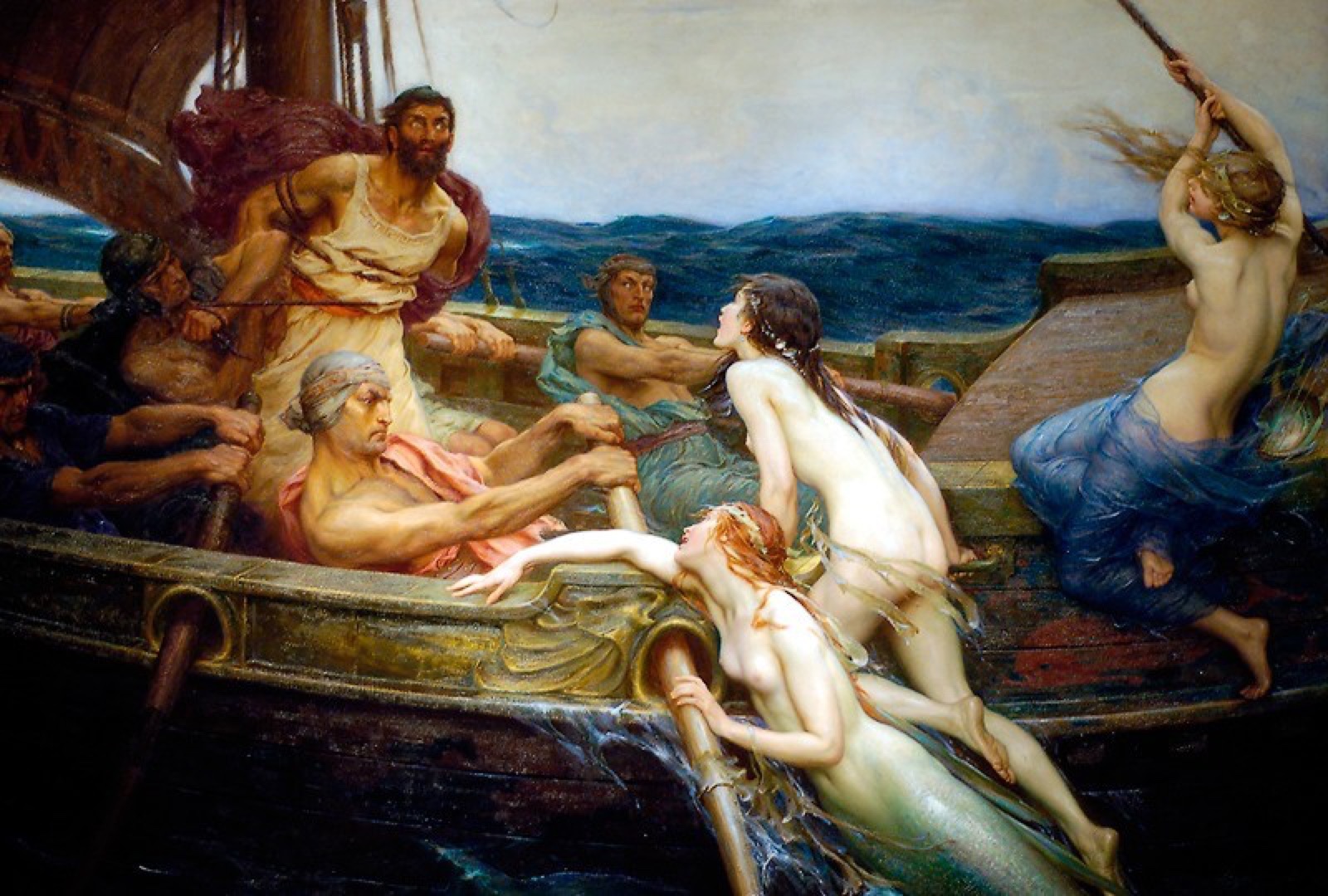 Herbert James Draper, Ulysses and the Sirens (1909)
