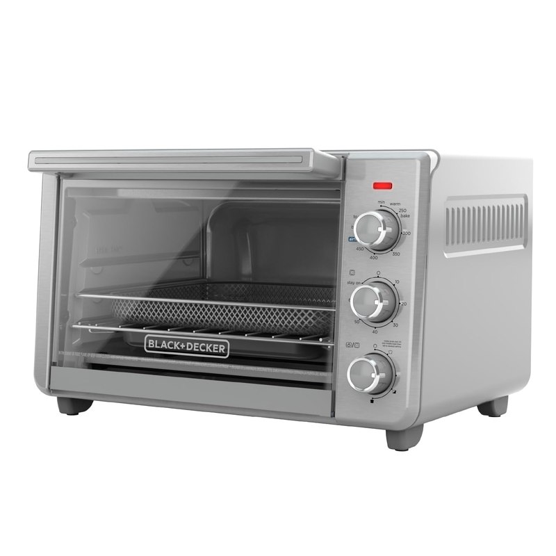 BLACK+DECKER 6-Slice Air Fry Toaster Oven, 5-in-1 Countertop Oven