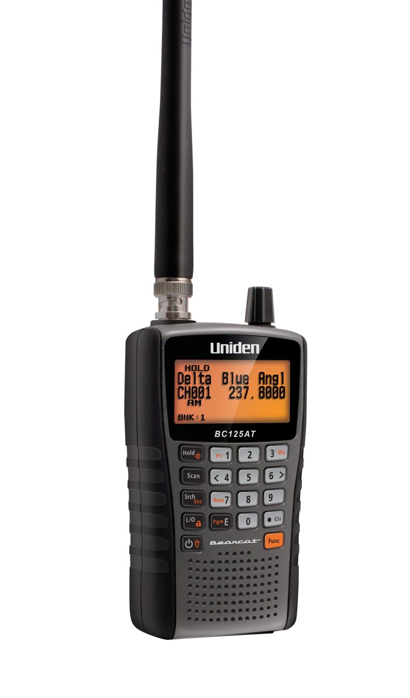 Uniden Bearcat BC125AT Feature-Rich Analog Handheld Scanner, 500 Channels