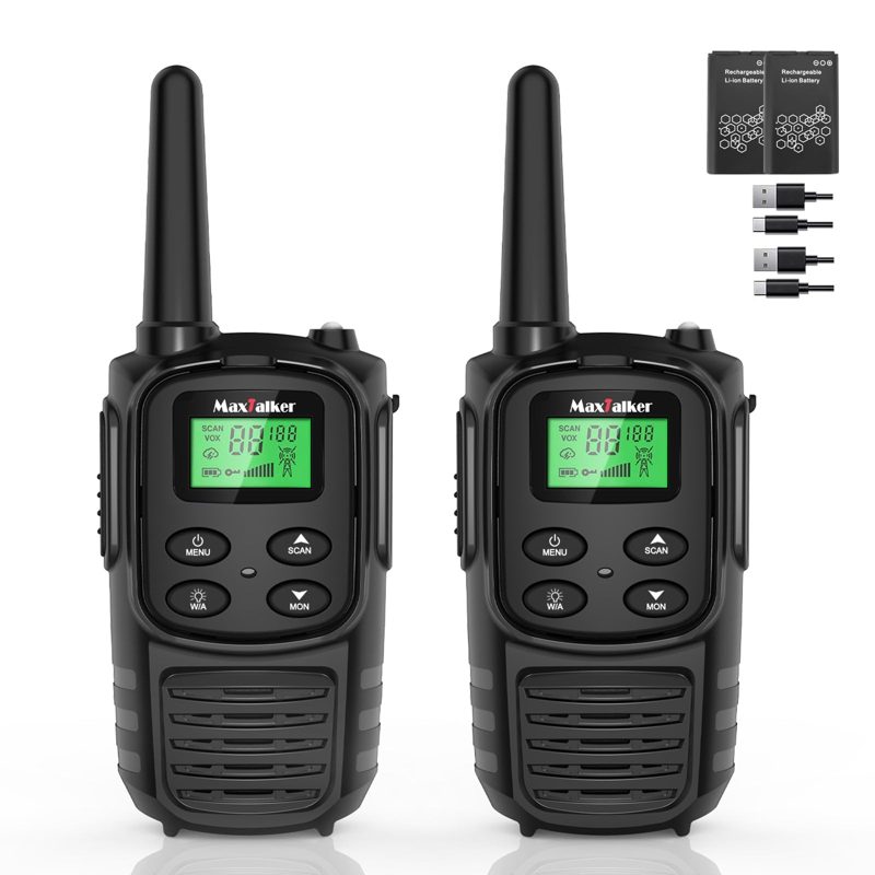 Walkie Talkies Long Range for Adults, Rechargeable FRS Two-Way Radio, 2Pack
