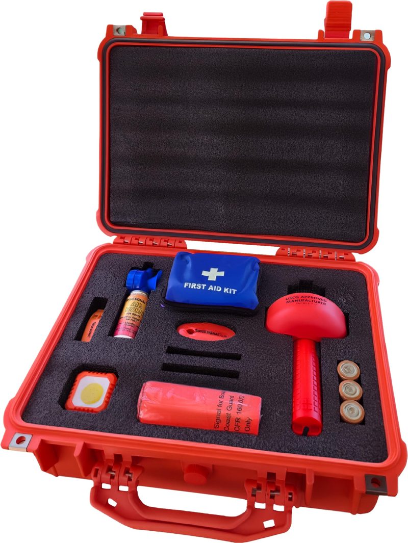 Sirius Signal MK-1001 Boating Safety Hard Case Kit - USCG Approved