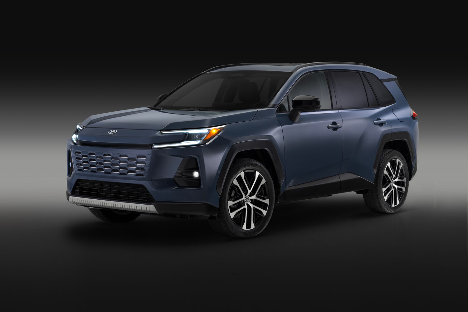 Toyota RAV4 studio shot, official Toyota press photography.