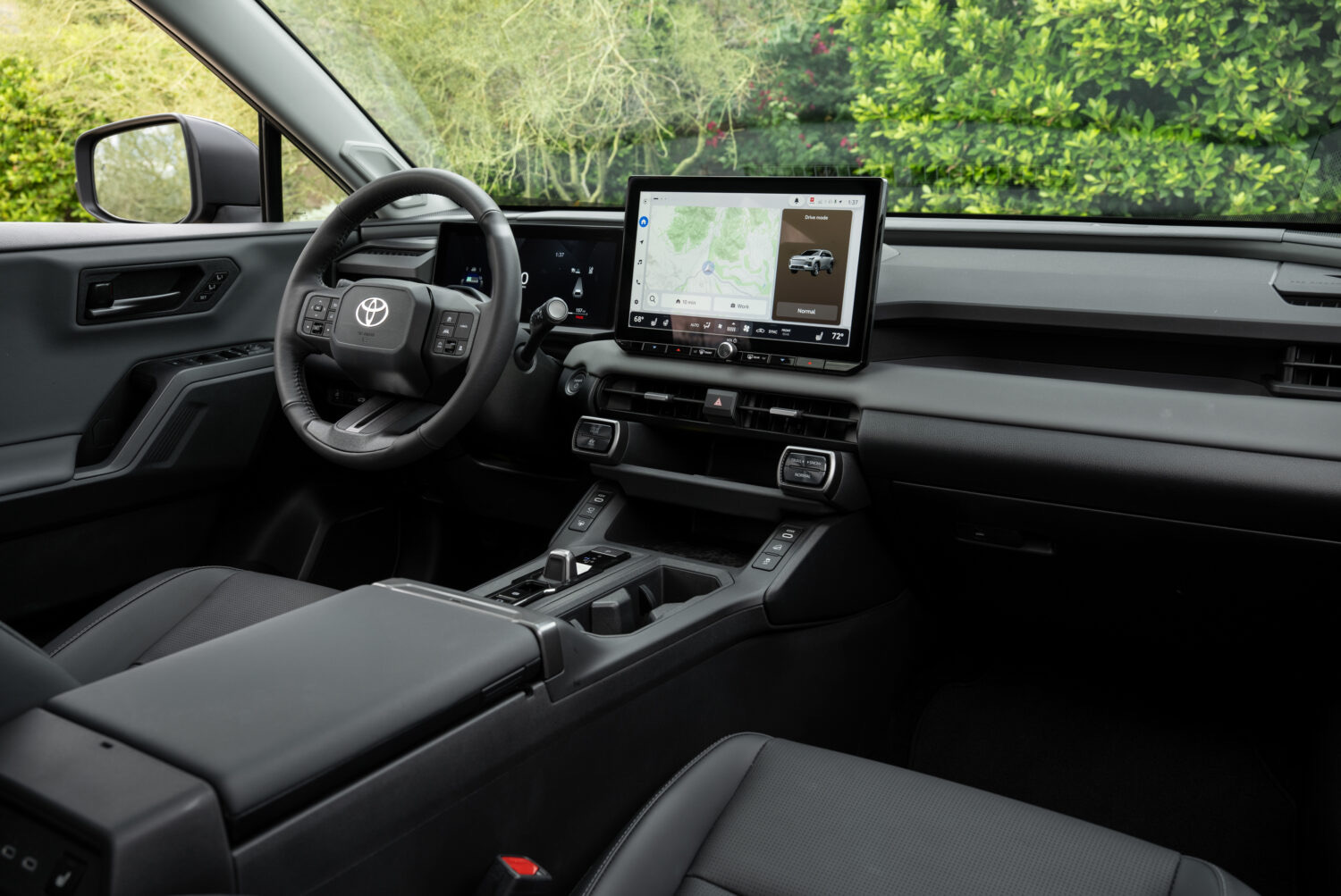 The Toyota RAV4 rear cargo area, official Toyota press photography.