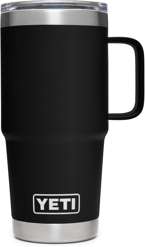 YETI Rambler 20 oz Travel Mug, Stainless Steel, Vacuum Insulated with Stronghold Lid