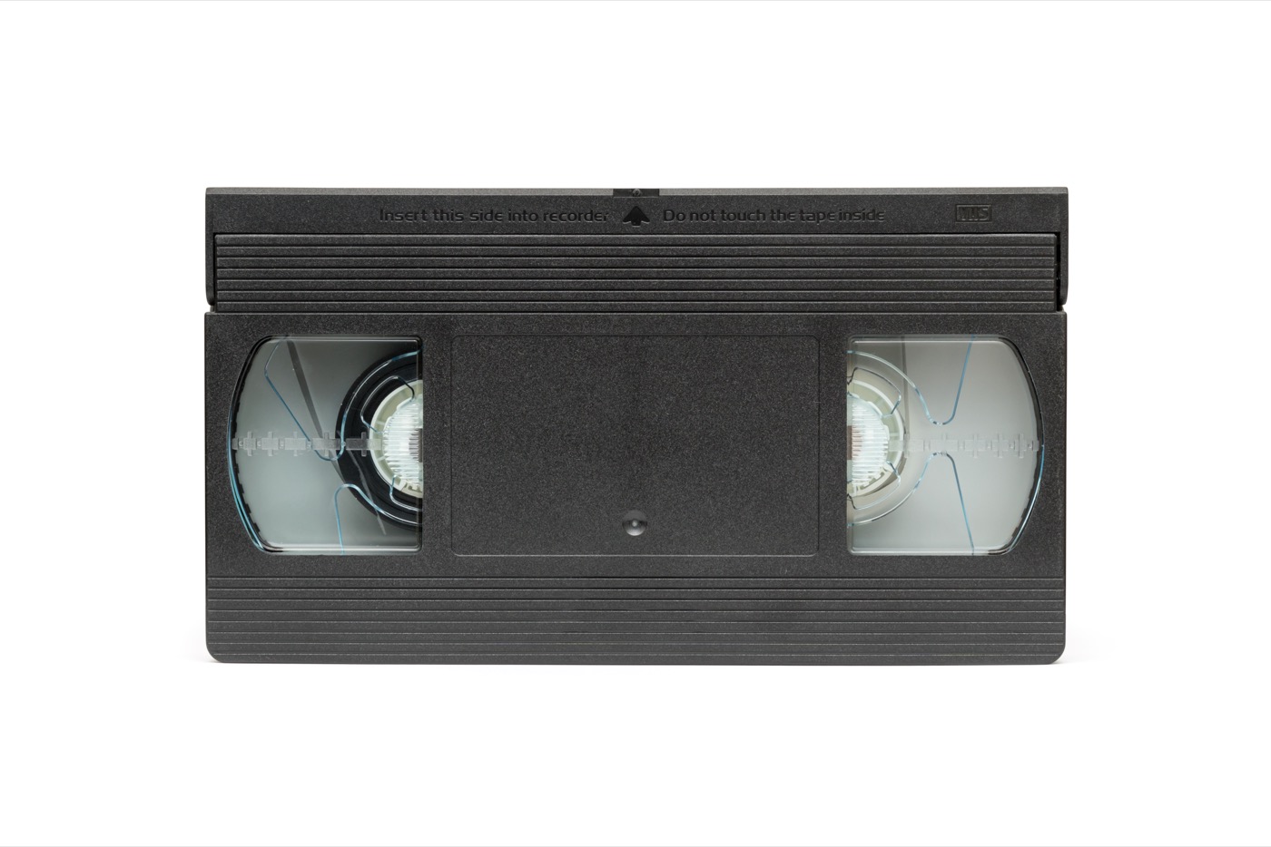 A VHS videocassette.