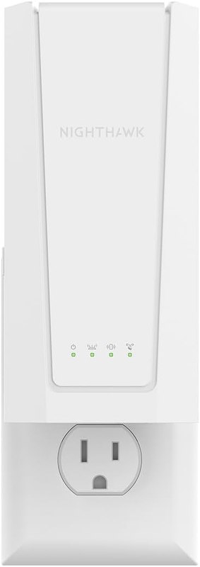NETGEAR WiFi 7 Range Extender (EXS18) – BE3600 Dual-Band Wireless Internet Signal Range Extender (up to 3.6 Gbps Speed) - Add up to 1,200 sq. ft., 40 Devices – WPA3 Security, Smart Roaming
