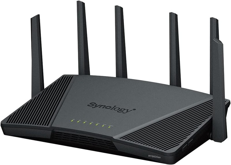 Synology RT6600ax - Tri-Band 4x4 160MHz Wi-Fi router, 2.5Gbps Ethernet, VLAN segmentation, Multiple SSIDs, parental controls, Threat Prevention, VPN (US Version)