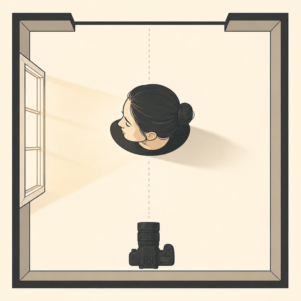 Diagram illustrating the broad lighting pattern.