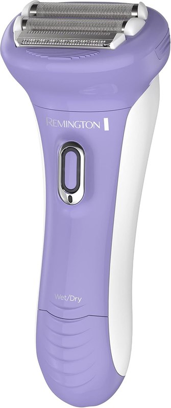 Remington Smooth & Silky Electric Shaver for Women, 4-Blade Wet & Dry Razor | Almond Oil Strip for Comfort, Shave Wet or Dry, Hypoallergenic Foils, Electric Shaver for Women, Flex Dual Sided Trimmer