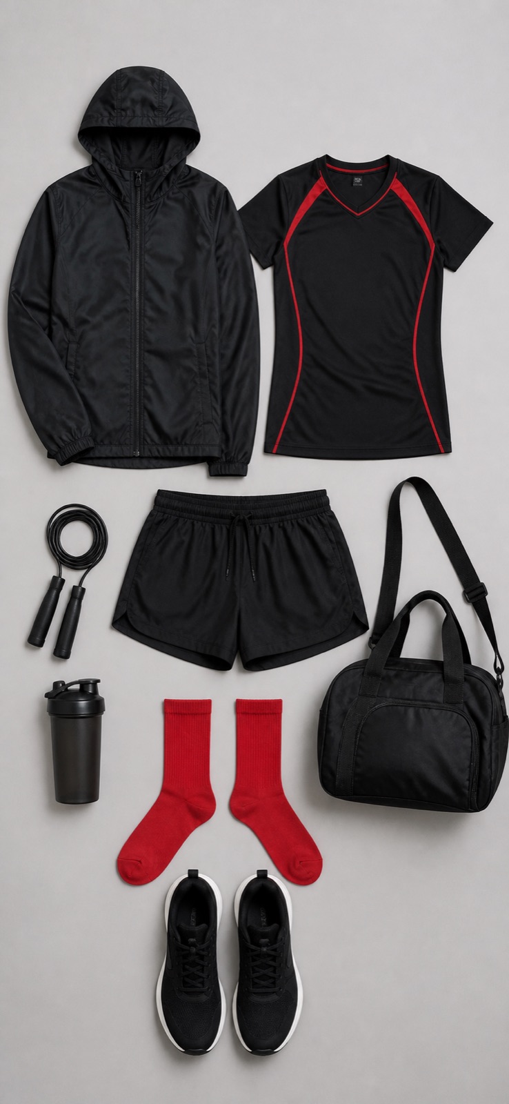 Outfit with Black Workout Set curated by @dopasnap