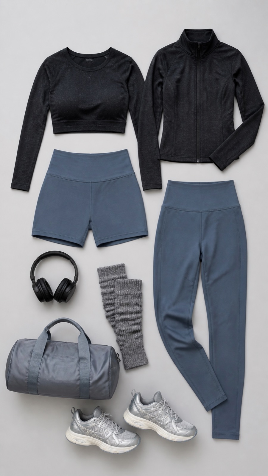 Outfit with Charcoal Track Set curated by @dopasnap