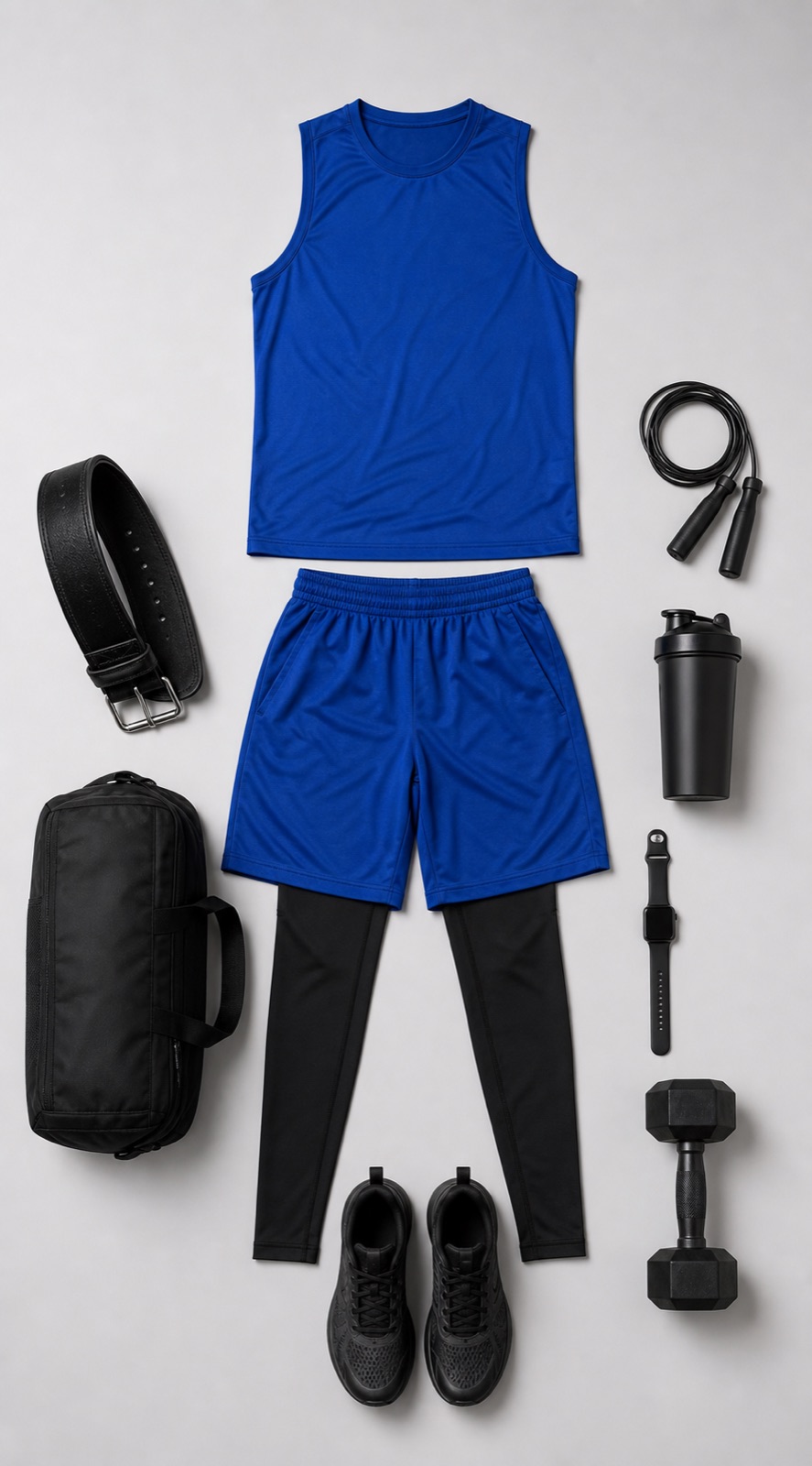 Outfit with Cobalt Running Set curated by @dopasnap