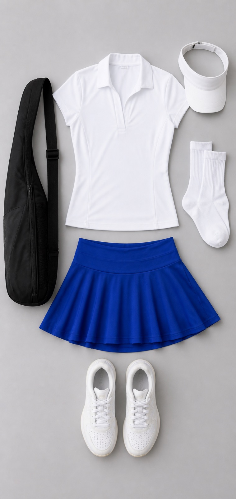 Outfit with Cobalt Tennis Dress curated by @dopasnap
