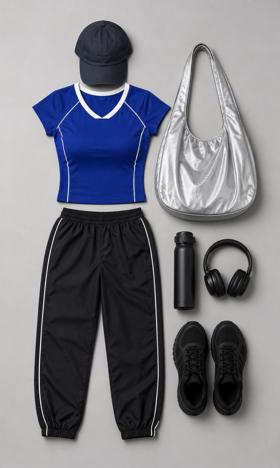 Outfit with Cobalt Track Set curated by @dopasnap