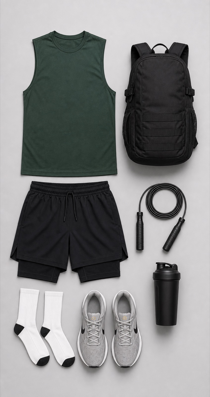 Outfit with Green Workout Set curated by @dopasnap