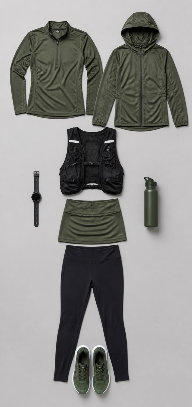 Outfit with Green Activewear Set curated by @dopasnap